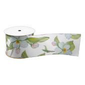 春園の花と（昆虫）マルハナバチ サテンリボン (リール)