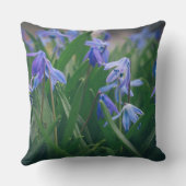 春園の青いシラの花 クッション (裏面)