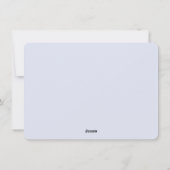 春園の青いシラの花 シーズンカード (裏面)