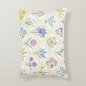 春園芸品種の花でレインボメダリオン アクセントクッション (正面(垂直))