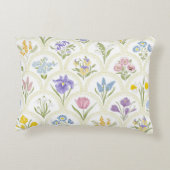 春園芸品種の花でレインボメダリオン アクセントクッション (裏面)