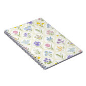 春園芸品種の花でレインボメダリオン ノートブック (右側)