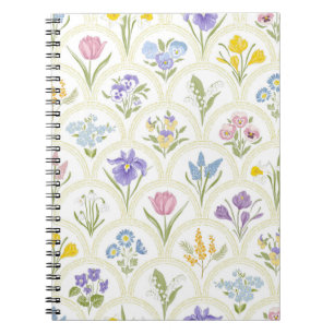 春園芸品種の花でレインボメダリオン ノートブック