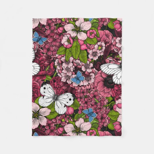 春園2 フリースブランケット (正面)