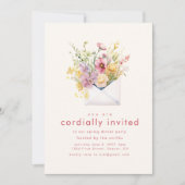 春夏のディナーパーティー招待状 招待状 (正面)