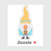 春夏の庭の小人 ダイカットステッカー デカール (シート)