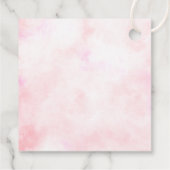 春夏の花 | ブライダルシャワーのお土産 フェイバータグ (裏面)