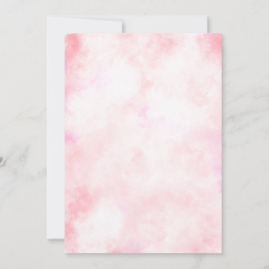 春夏の花 | ブライダルシャワーのお礼 サンキューカード (裏面)