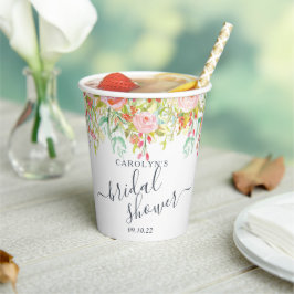 春夏の花 | ブライダルシャワー 紙コップ