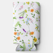 春夏の野生の花 スリム缶クーラー (裏面)