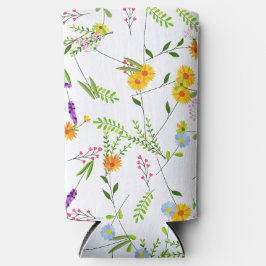 春夏の野生の花 スリム缶クーラー