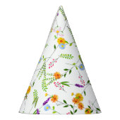 春夏の野生の花 パーティーハット (左)