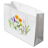春夏の野生の花 ラージペーパーバッグ (裏面アングル)