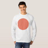 春夏カラーピーチピンク Tシャツ (正面フル)