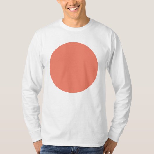 春夏カラーピーチピンク Tシャツ (正面)