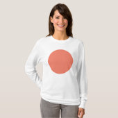 春夏カラー オレンジ ピンク Tシャツ (正面フル)