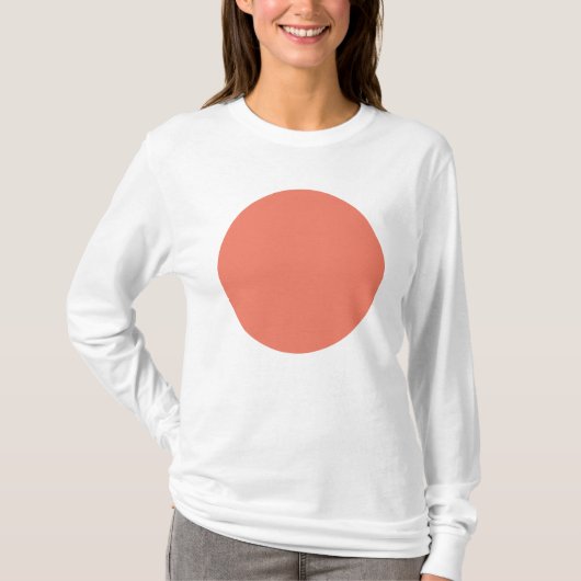 春夏カラー オレンジ ピンク Tシャツ (正面)