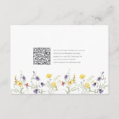 春夏パステルウェディングドレス エンクロージャーカード (裏面)