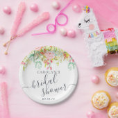 春夏フローラ |ブライダルシャワー ペーパープレート (パーティー)