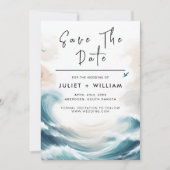 春夏海ビーチ先結婚式 セーブザデート (正面)