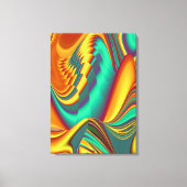 春夏秋の花の魔法 キャンバスプリント (正面)