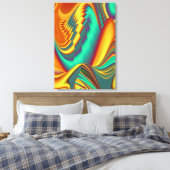 春夏秋の花の魔法 キャンバスプリント (インサイチュ (寝室))