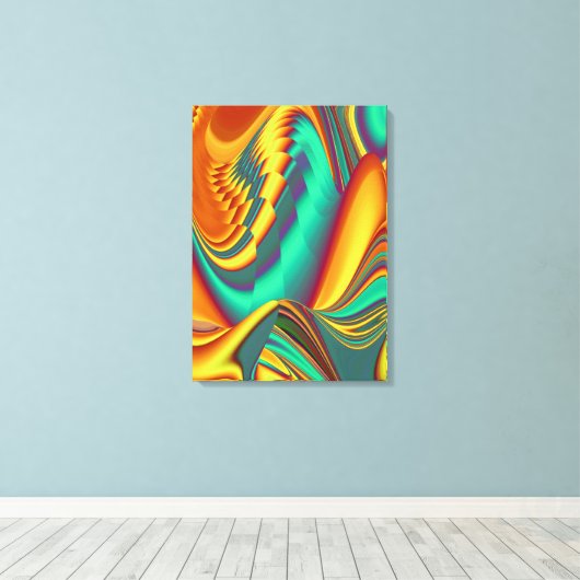 春夏秋の花の魔法 キャンバスプリント (インサイチュ (ウッドフロア))