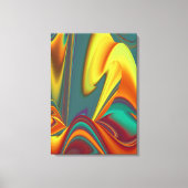 春夏秋の花の魔法 キャンバスプリント (正面)