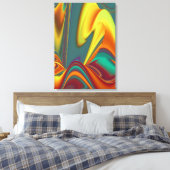 春夏秋の花の魔法 キャンバスプリント (インサイチュ (寝室))