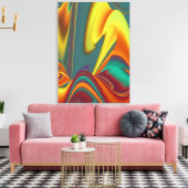 春夏秋の花の魔法 キャンバスプリント (インサイチュ (リビング))