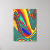 春夏秋の花の魔法 キャンバスプリント (正面)