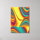 春夏秋の花の魔法 キャンバスプリント (正面)