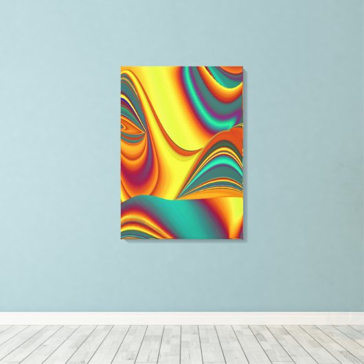 春夏秋の花の魔法 キャンバスプリント (インサイチュ (ウッドフロア))