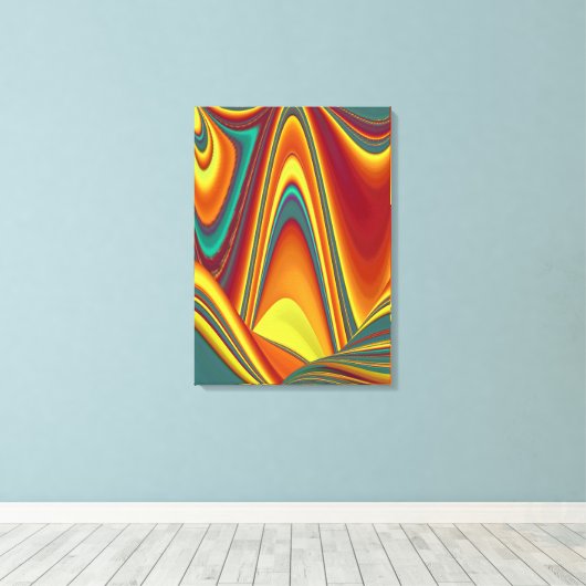 春夏秋の花の魔法 キャンバスプリント (インサイチュ (ウッドフロア))