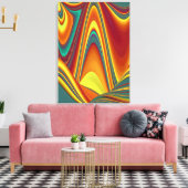 春夏秋の花の魔法 キャンバスプリント (インサイチュ (リビング))