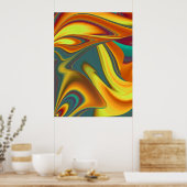 春夏秋の花の魔法 ポスター (キッチン)