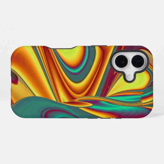 春夏秋の花魔法サムスンギャラクシー iPhone 16ケース (裏面横)