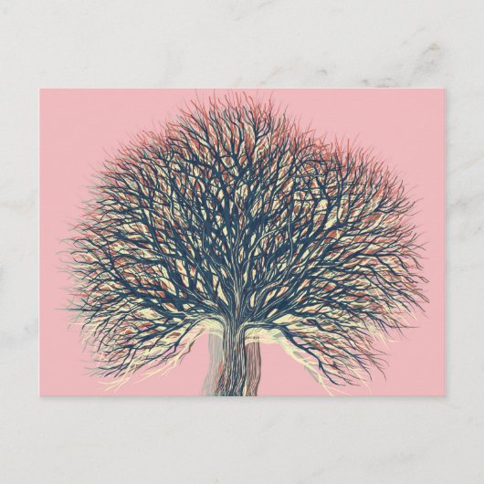 春夏秋冬の木#2 ポストカード (正面)