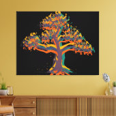 春夏秋冬の木#4 キャンバスプリント (インサイチュ (リビング))