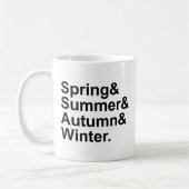 春夏秋冬 | Four Season コーヒーマグカップ (左)