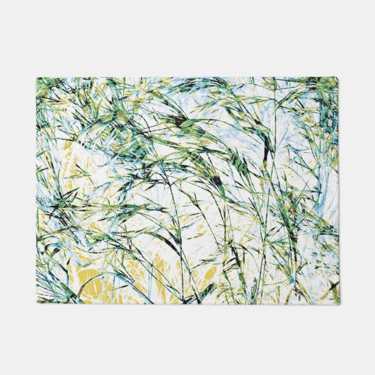 春夏自然花芽デザイン芸術 ドアマット (正面)