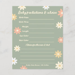 春夏花赤ちゃんシャワー推理ゲーム