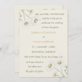 春夏 ダイシー フローラル レトロ ボヘミア 招待状 (正面/裏面)