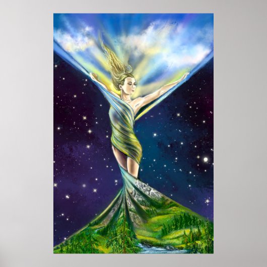 春女性ポスター ポスター (正面)