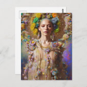 春女神はがき ポストカード (正面/裏面)