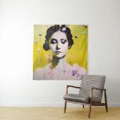 春女神イエローアンドピンクス タペストリー (インサイチュ)