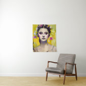 春女神イエロー背景 タペストリー (インサイチュ)