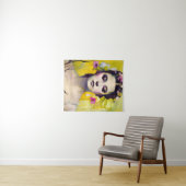 春女神イエロー背景 タペストリー (インサイチュ(横))