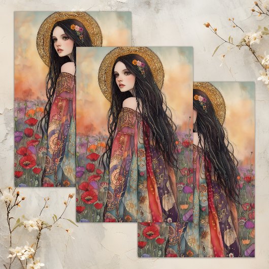 春女神デクページティッシュペーパー 薄葉紙