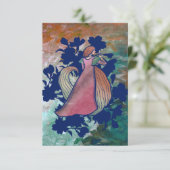 春女神バタフライアート サンキューカード (スタンド正面)